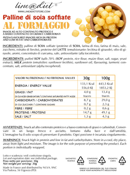 Palline di Soia al Formaggio (5 confezioni)