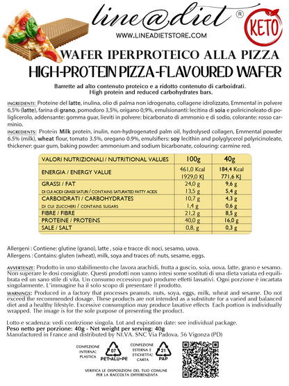 Wafer Proteico alla Pizza (5 wafer)