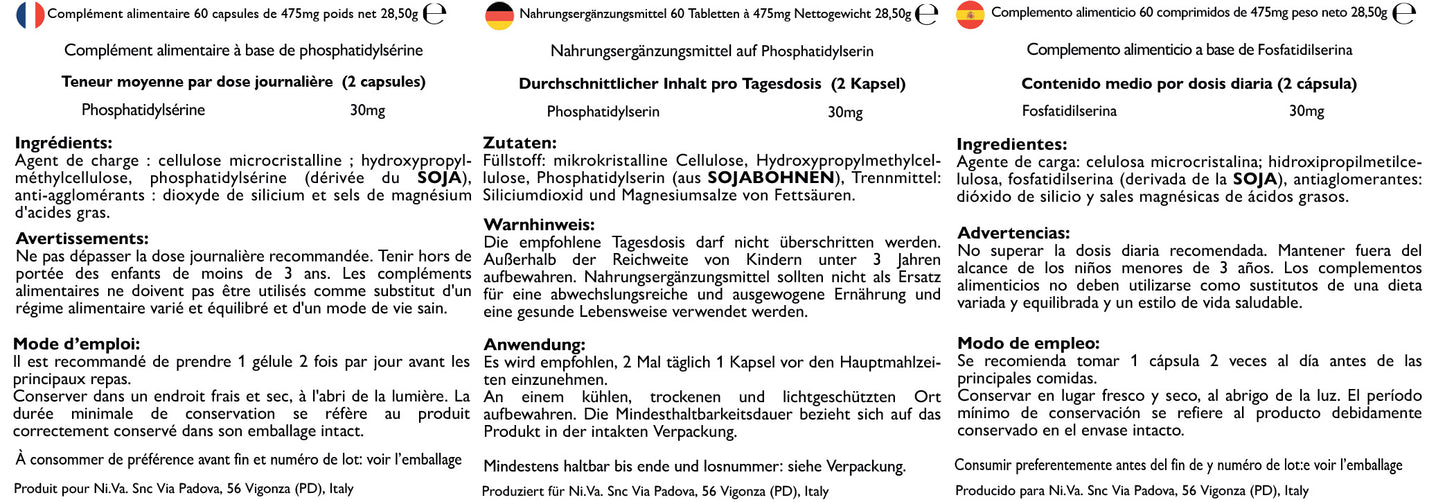 PS+ FOSFATIDILSERINA (60 capsule)