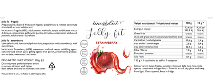 Marmellata Jelly Fit 48% alla Fragola