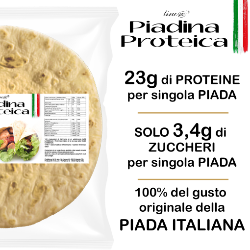 2 Piadine Proteiche Vegan (1 confezione)