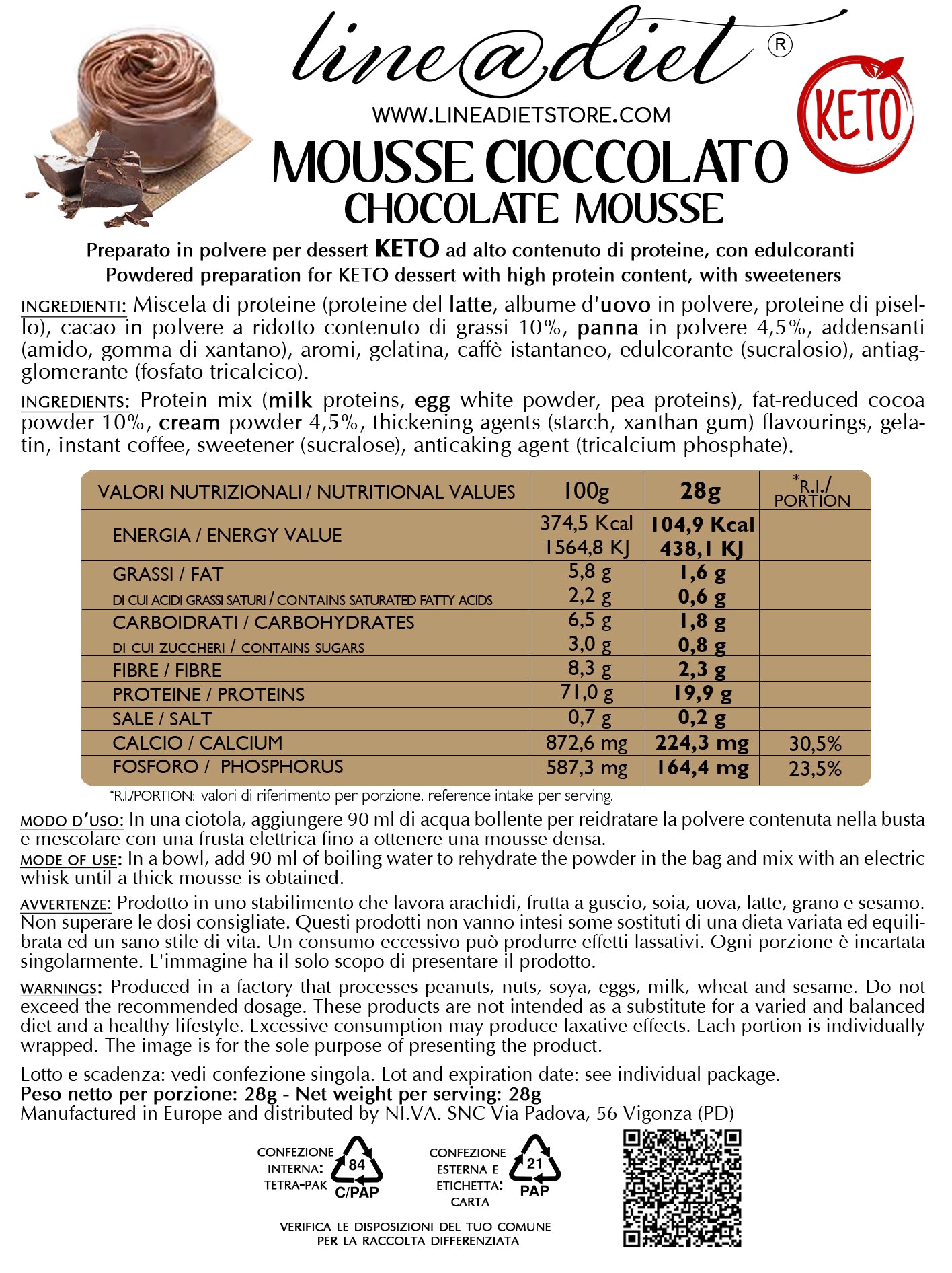 Mousse al Cioccolato