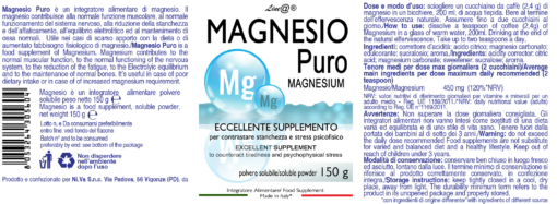 MAGNESIO Puro all'Arancia 150g