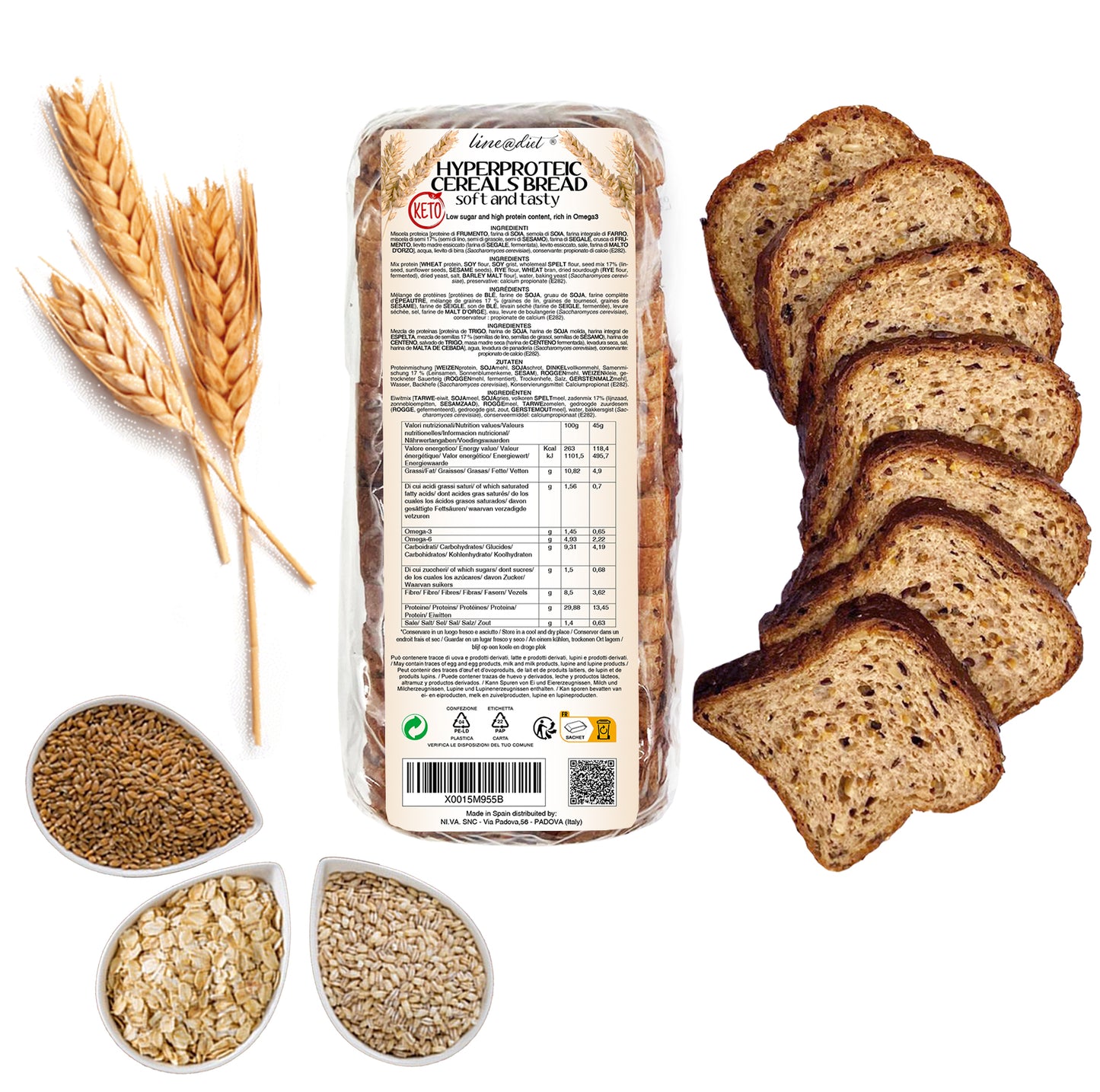 Pane Bauletto KETO 360g