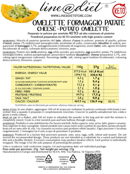 Omelette al Formaggio e Patate