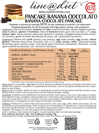 Pancake alla Banana e Cioccolato