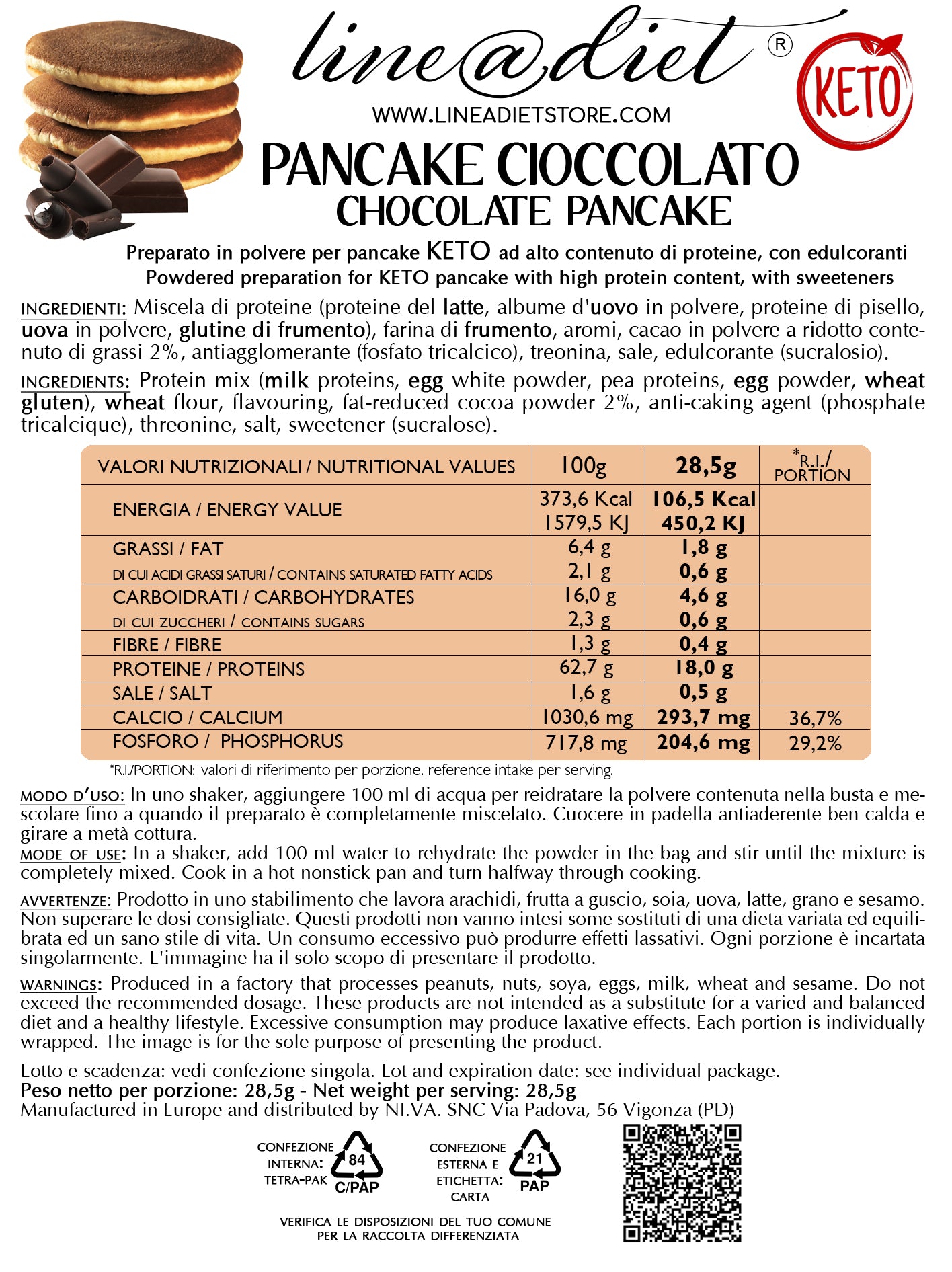 Pancake al Cioccolato