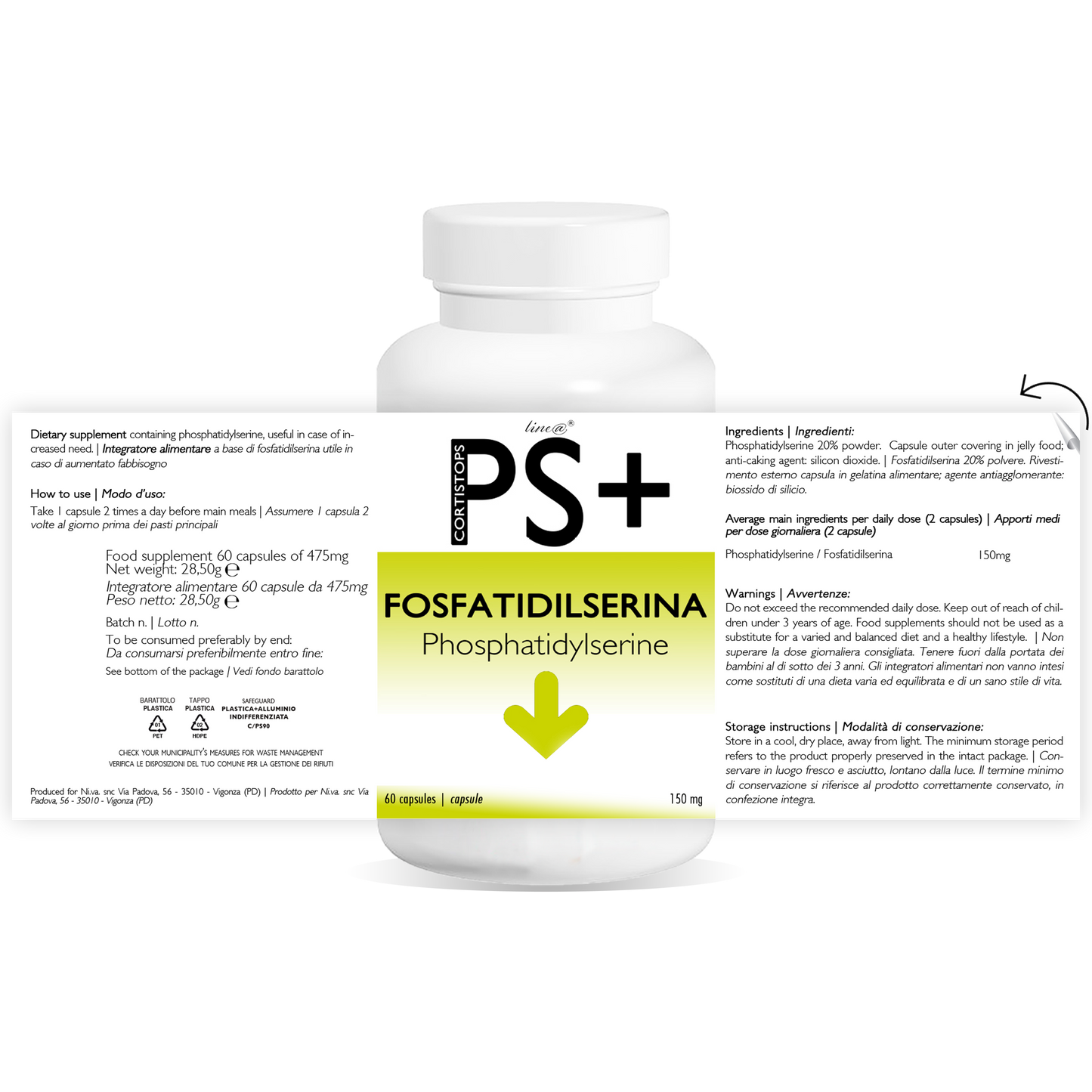 PS+ FOSFATIDILSERINA (60 capsule)