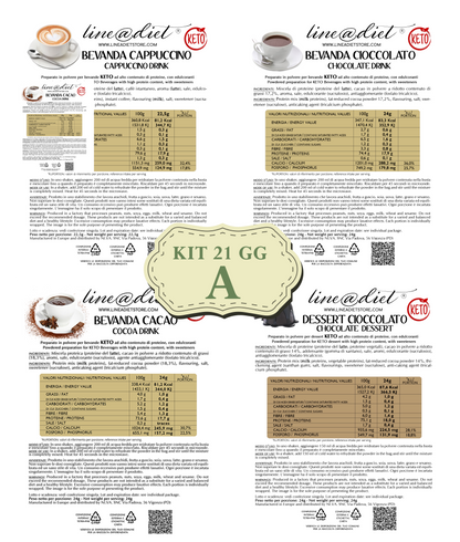 Kit DIETA KETO 21 giorni - opzione A