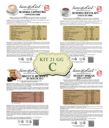 Kit DIETA KETO 21 giorni - opzione C