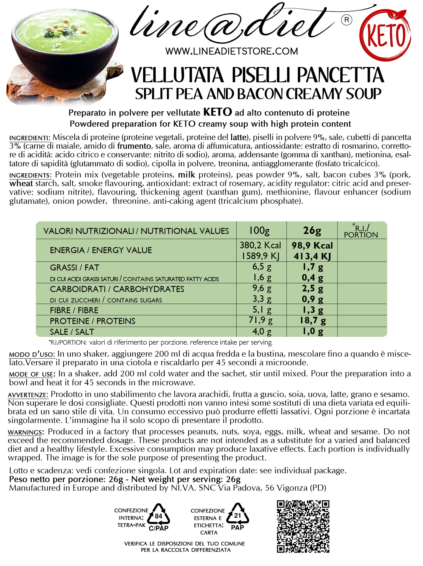 Kit PASTASNELLA - Opzione PS-FA