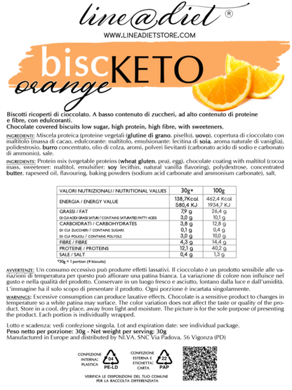 Biscotti Biscketo all'Arancia (7 monoporzioni)