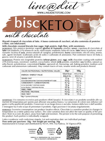 Biscotti Biscketo al Cioccolato al Latte (7 monoporzioni)