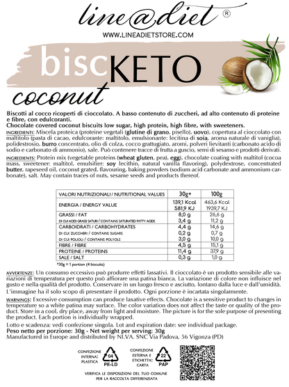 Biscotti Biscketo al Cocco (7 monoporzioni)