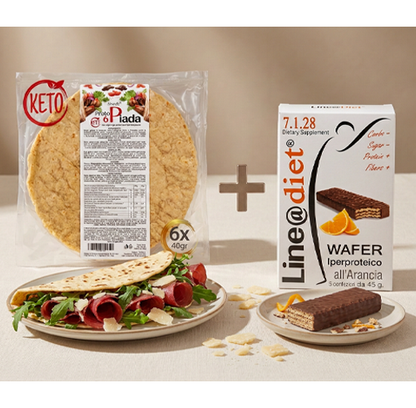 🌯🍊 Bundle 6 PROTOPIADE + 5 WAFER ALL'ARANCIA RICOPERTI