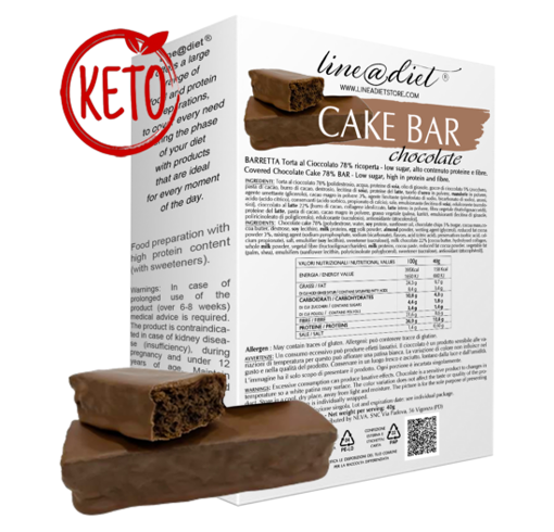 Cake Bar KETO Chocolate (5 pezzi)