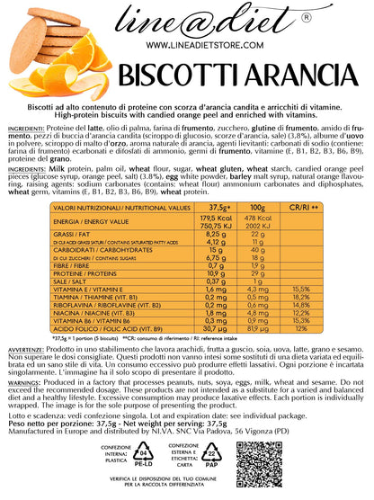 Biscotti Proteici all'Arancia (7 porzioni)