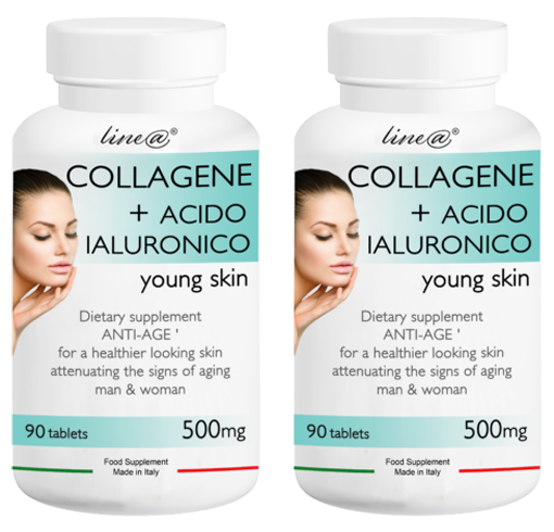 Collagene + Acido Ialuronico (180 compresse)