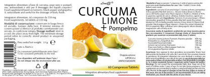 CURCUMA LIMONE Pompelmo (60 compresse)