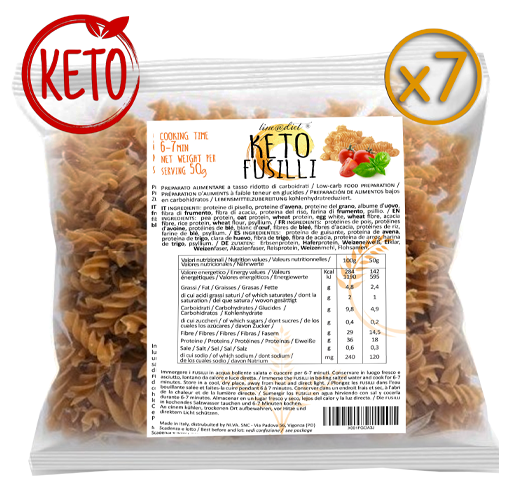 Fusilli Keto (7 porzioni)