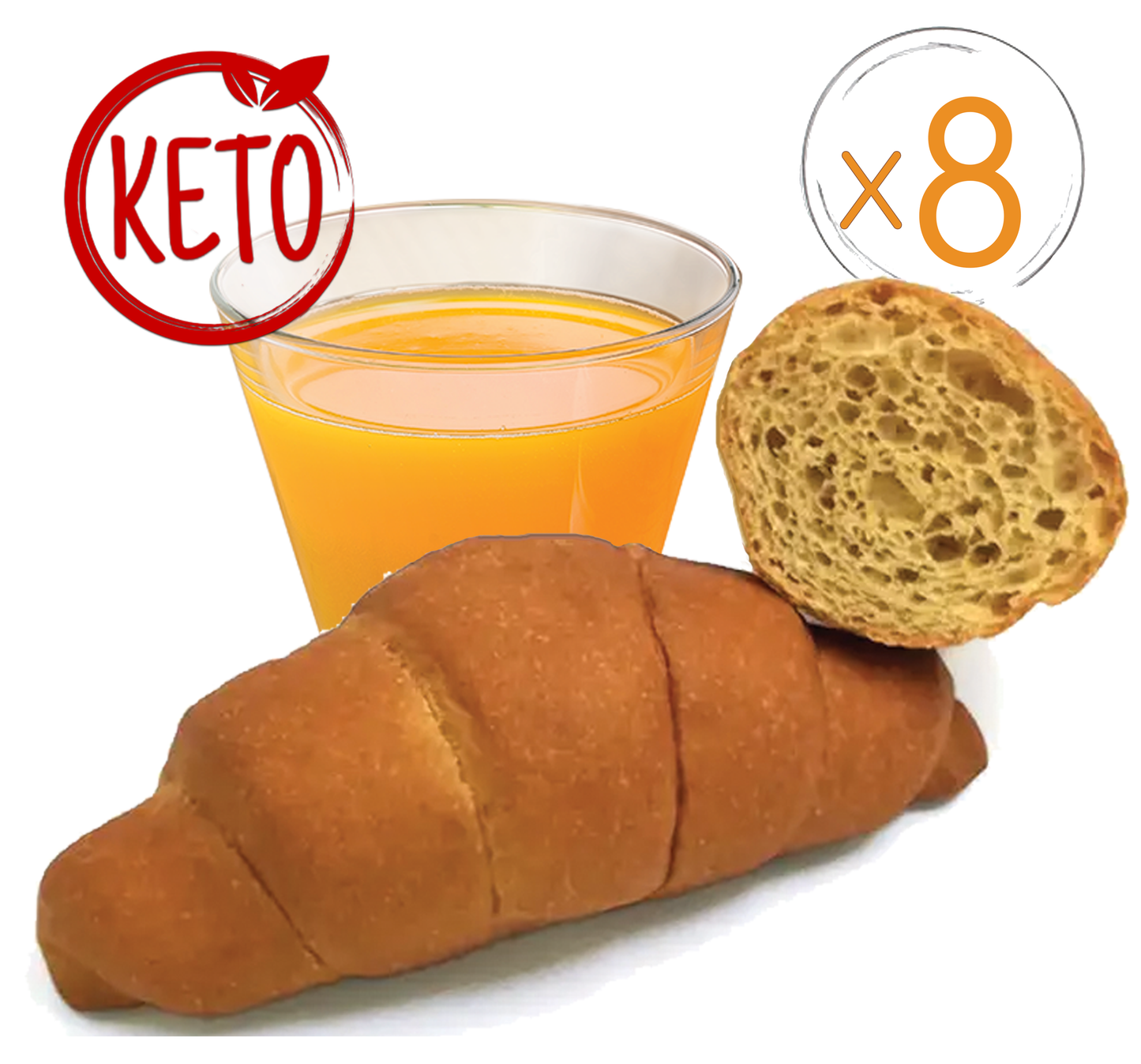 8 Brioche Keto gusto Neutro