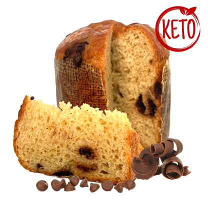 PANETTONCINO KETO CON GOCCE DI CIOCCOLATO 90g