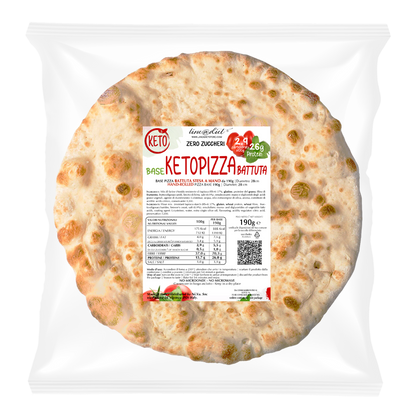 BASE PIZZA KETO BATTUTA 190g