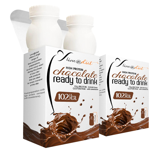 4 Protein Shake Ready to drink al Cioccolato