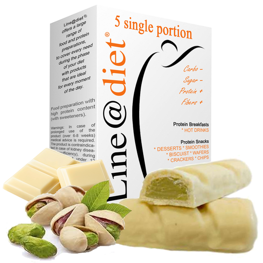 Linea Crock al Cioccolato Bianco e Pistacchio (5 pezzi)