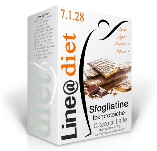 Sfogliatina ricoperta di Cioccolato al Latte (10 sfogliatine)