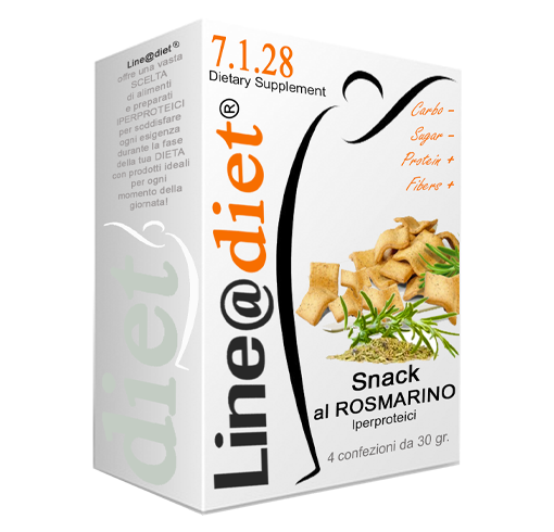 Snack Iperproteici al Rosmarino (4 confezioni)