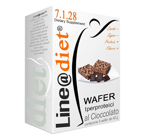 Wafer Proteico al Cioccolato (5 wafer doppi)