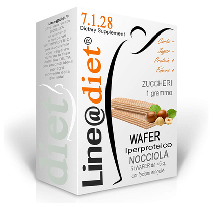 Wafer Proteico alla Nocciola (5 wafer)
