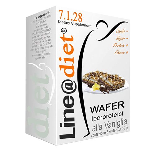 Wafer Proteico alla Vaniglia (5 wafer doppi)
